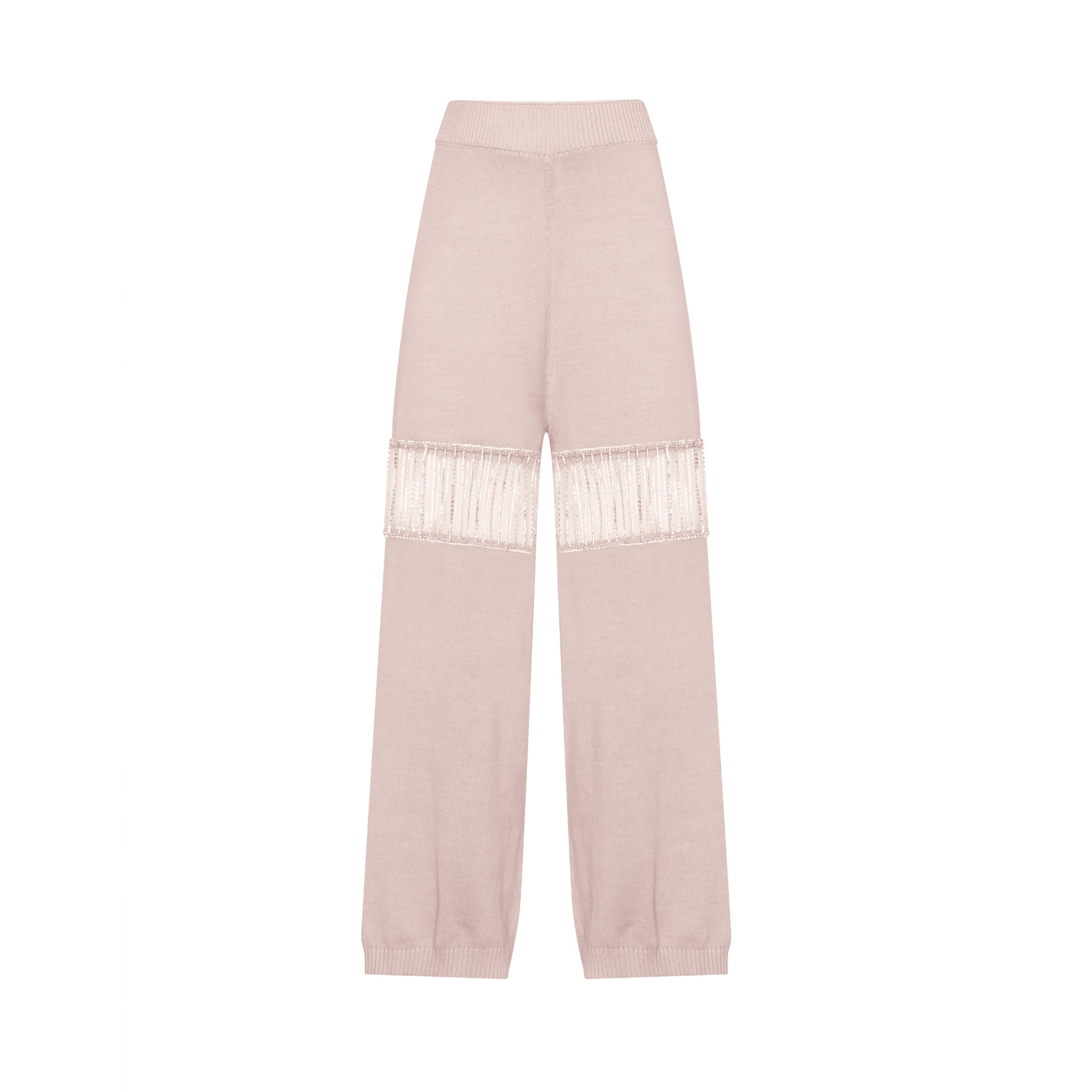 Crystal Chain Embellished Pants