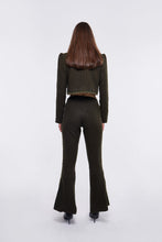 Load image into Gallery viewer, Embellished Structured Pants in Olive
