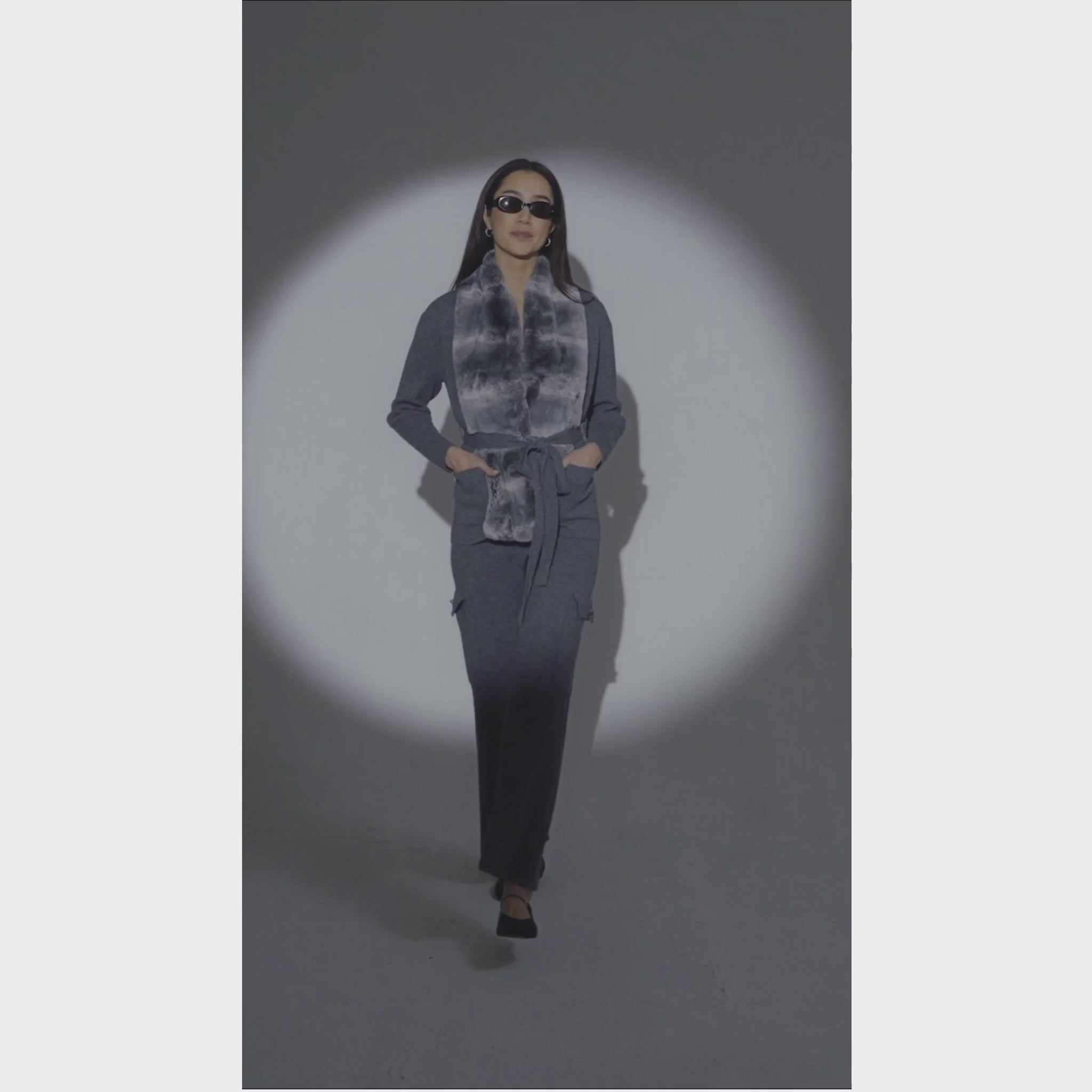 The Tie Detail Jacket in Storm