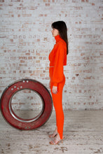 Load image into Gallery viewer, Orange Knit Stirrups
