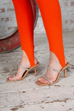 Load image into Gallery viewer, Orange Knit Stirrups