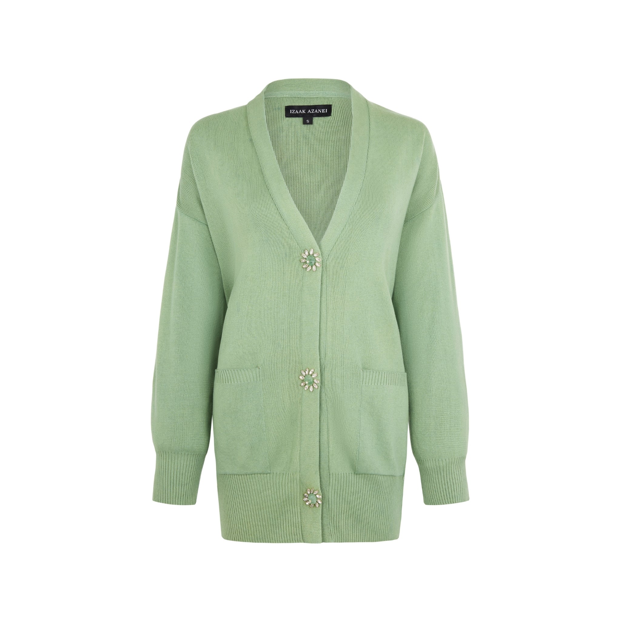Embellished Belted Cardigan