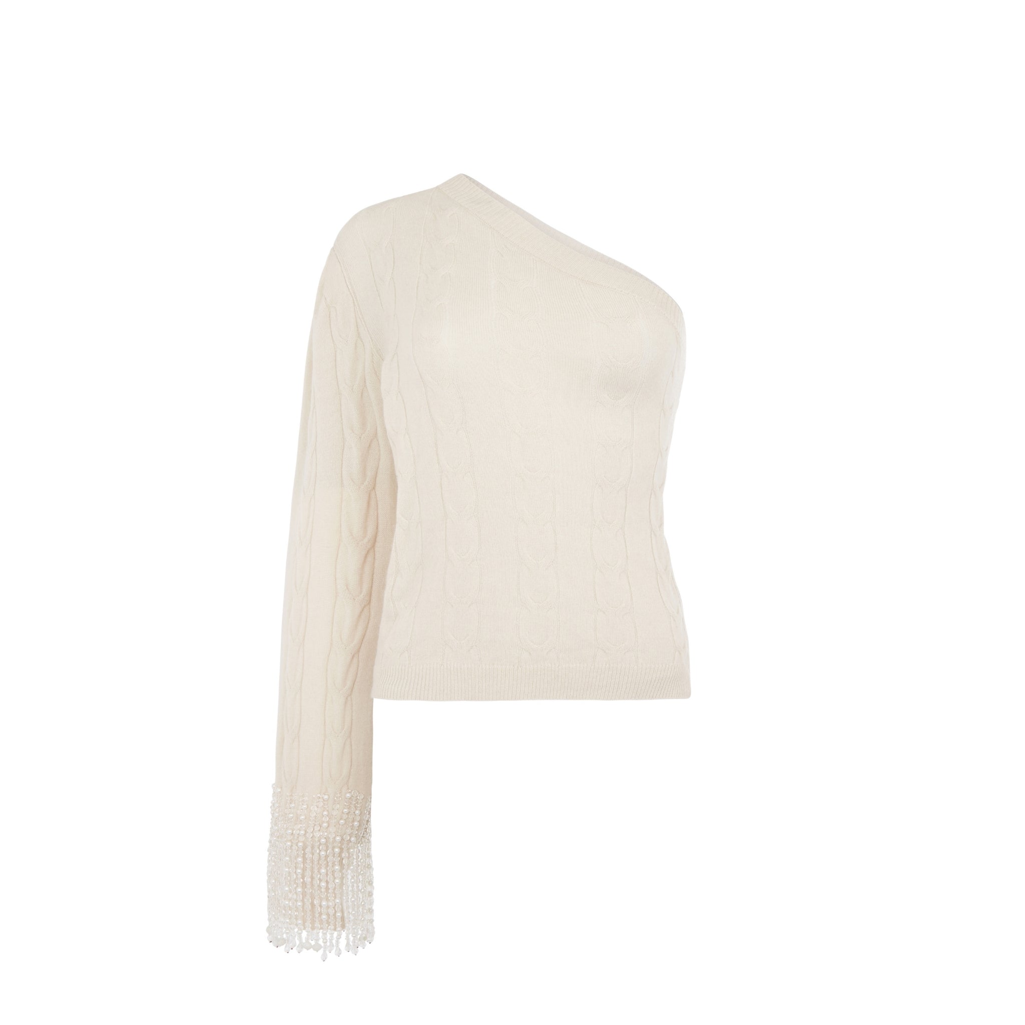 Embellished Single Sleeve Top