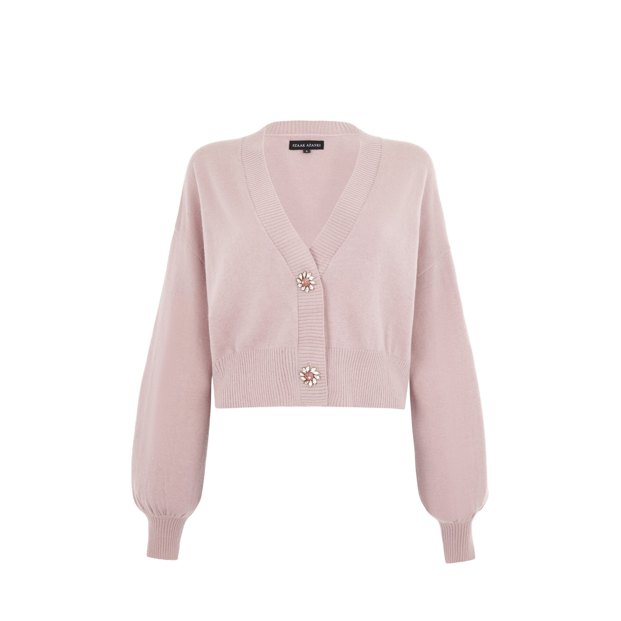 Cropped Buttoned Cardigan