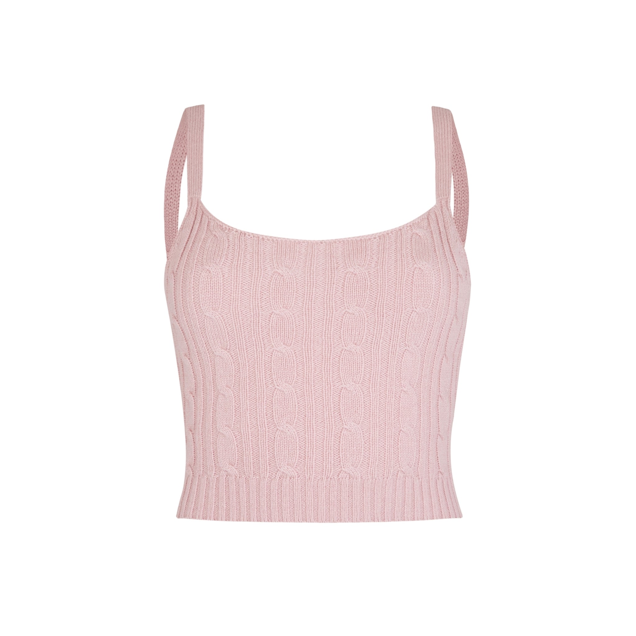 Cable Cropped Top