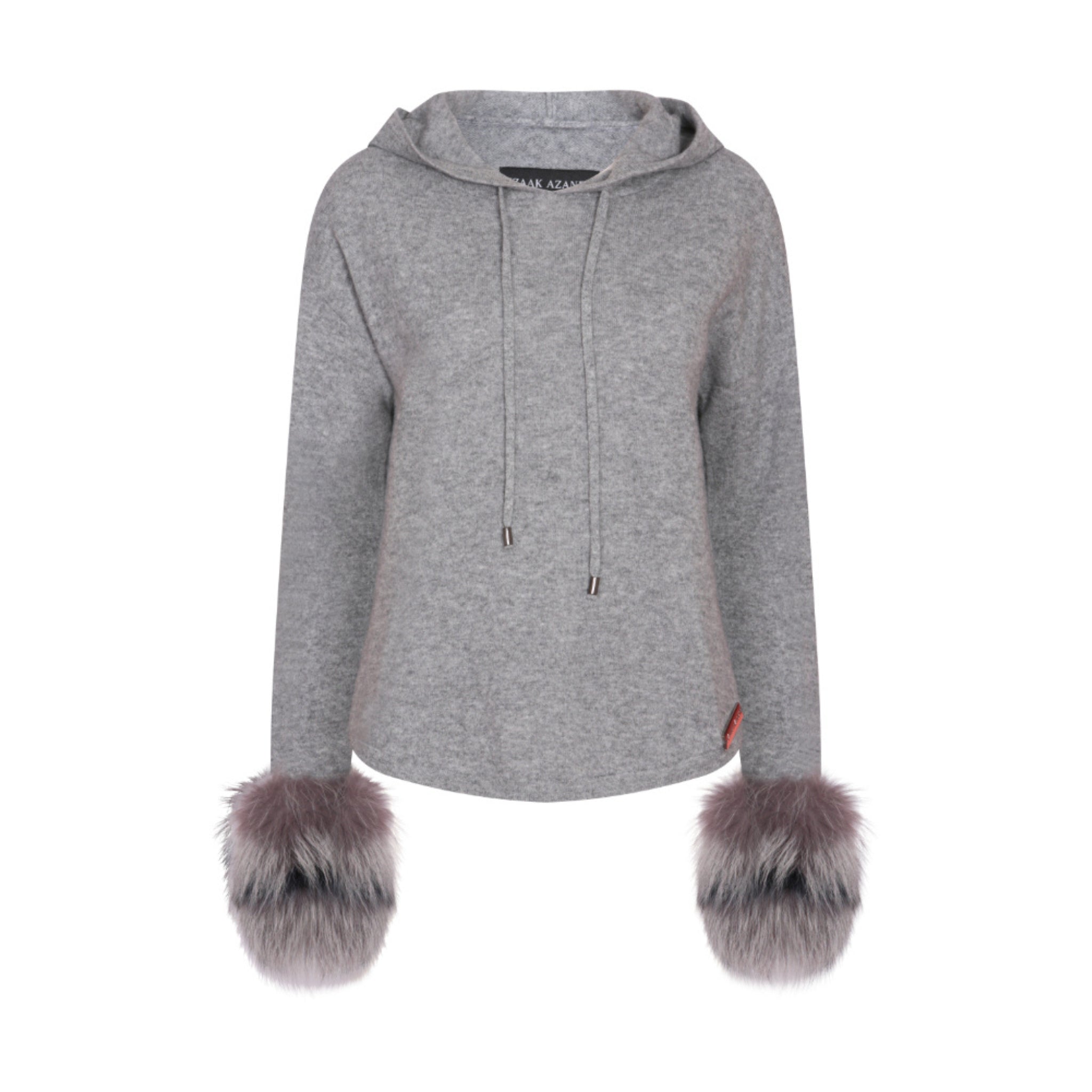 Fox Cuff Hoodie in Mist