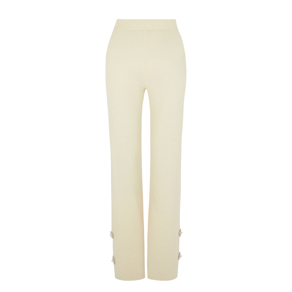 Embellished Knit Pants
