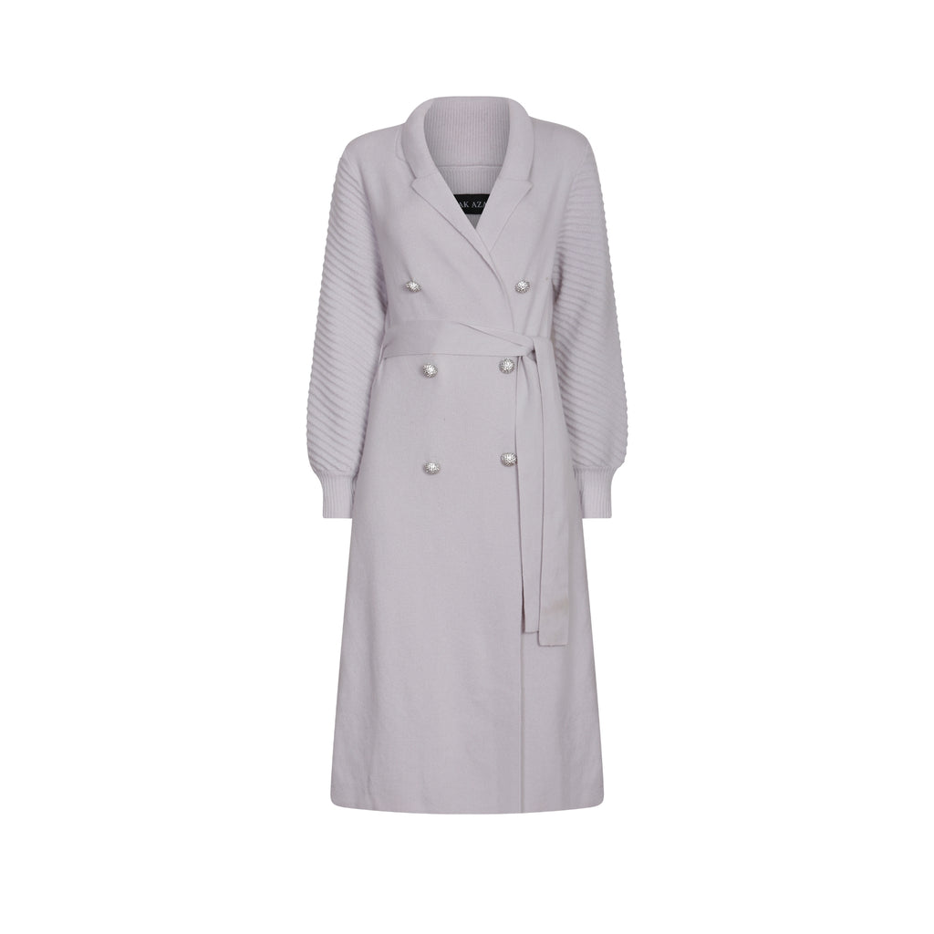 Grey Belted Coat