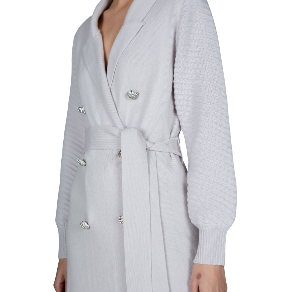 Grey Belted Coat