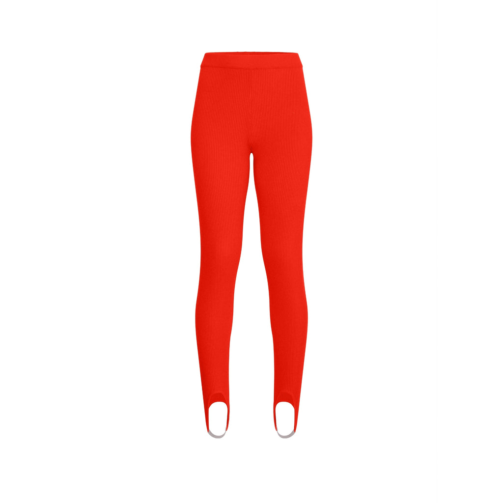 Orange Knit Stirrups