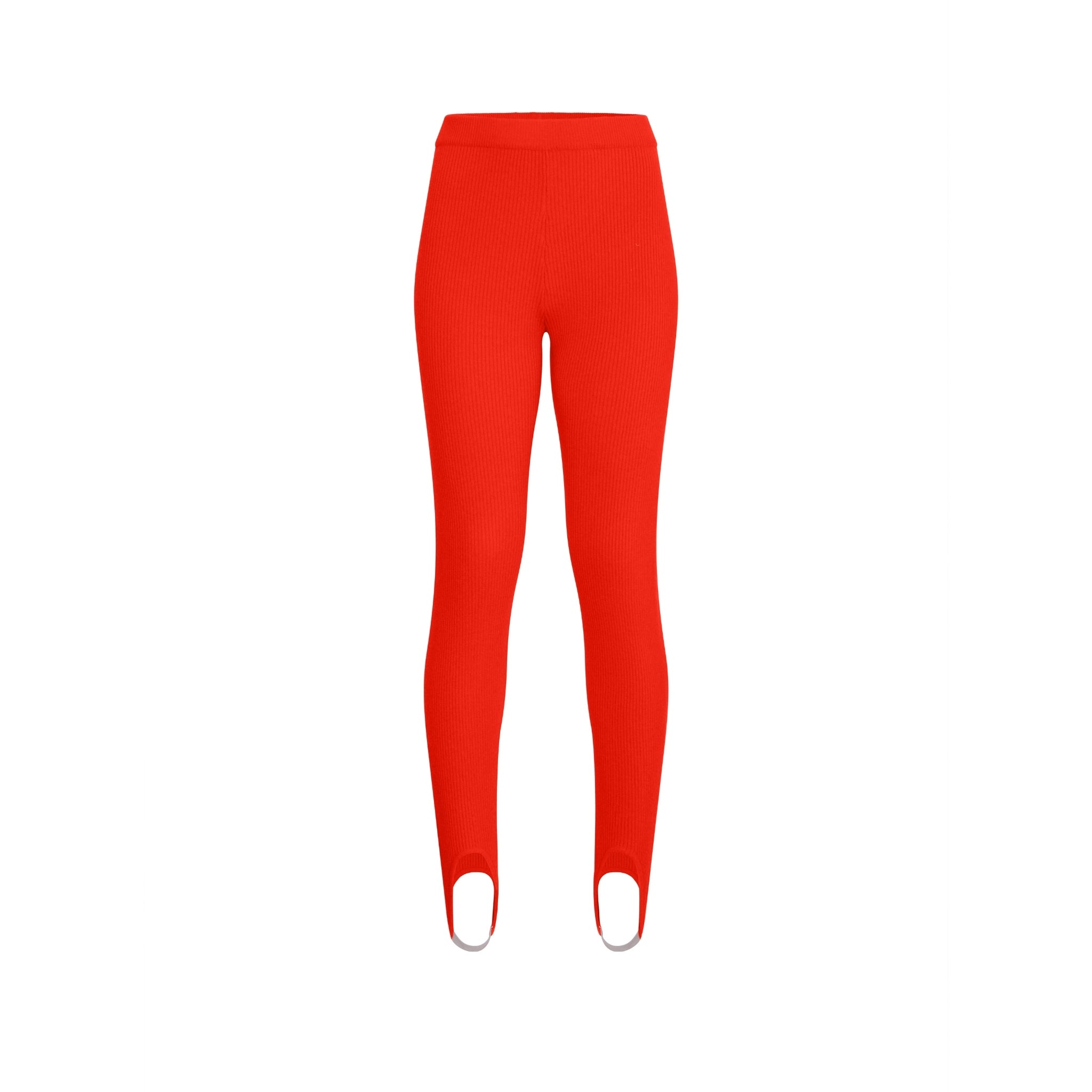 Orange Knit Stirrups