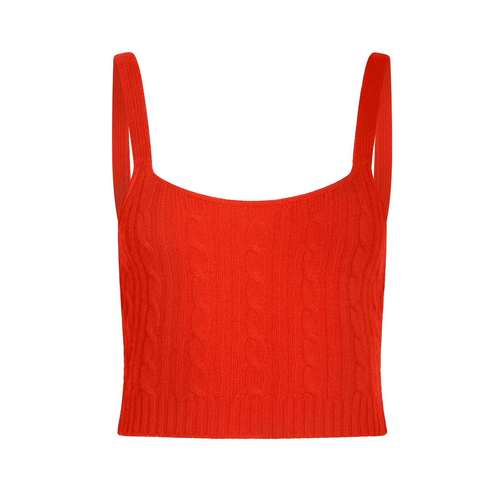 Orange Cropped Top