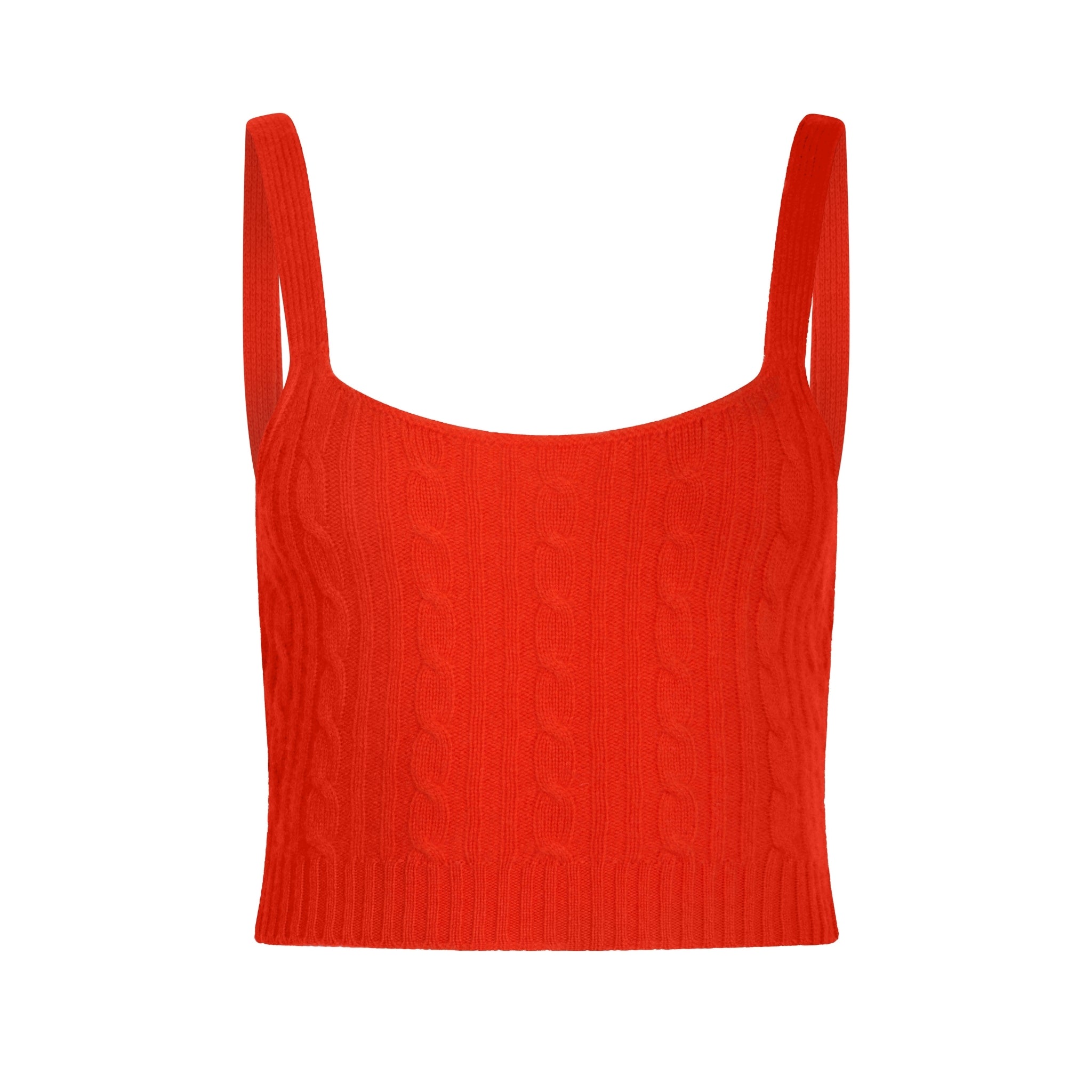 Orange Cropped Top