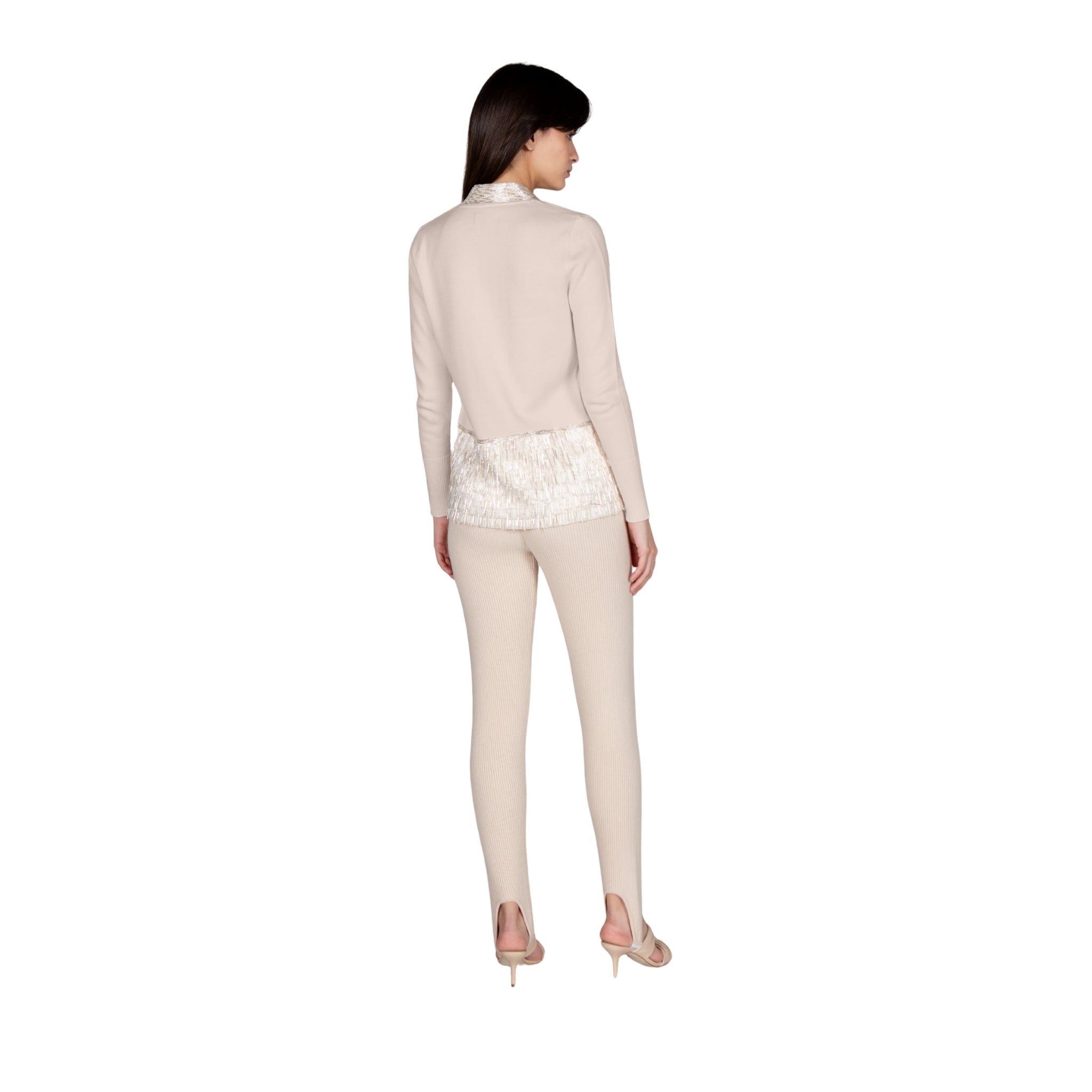 Fringed Hem Cardigan