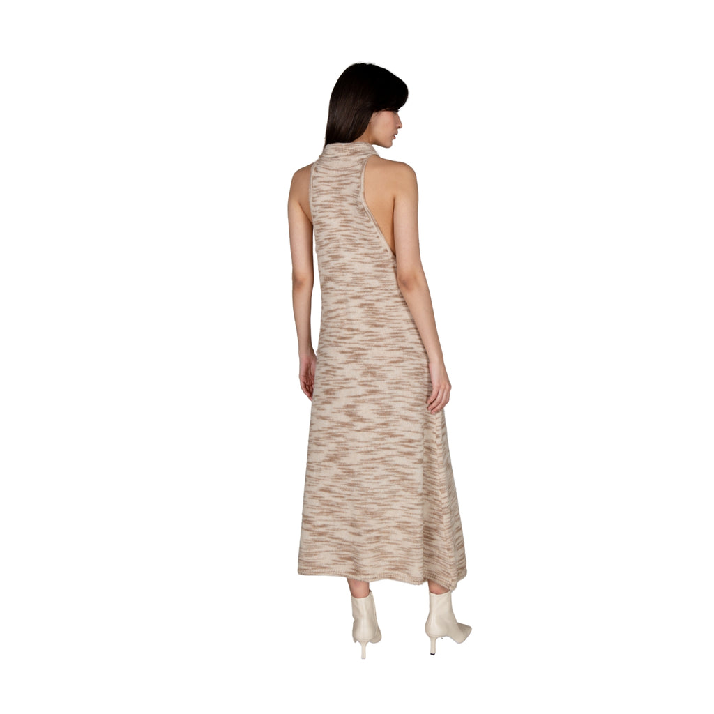 Printed Long Knit Dress