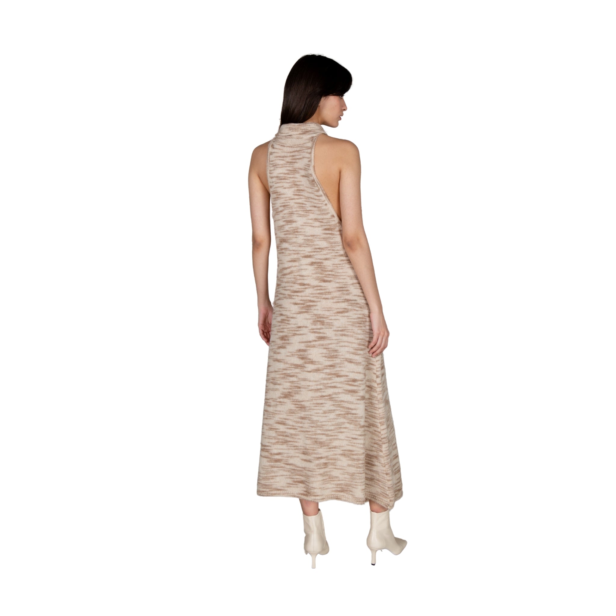 Printed Long Knit Dress