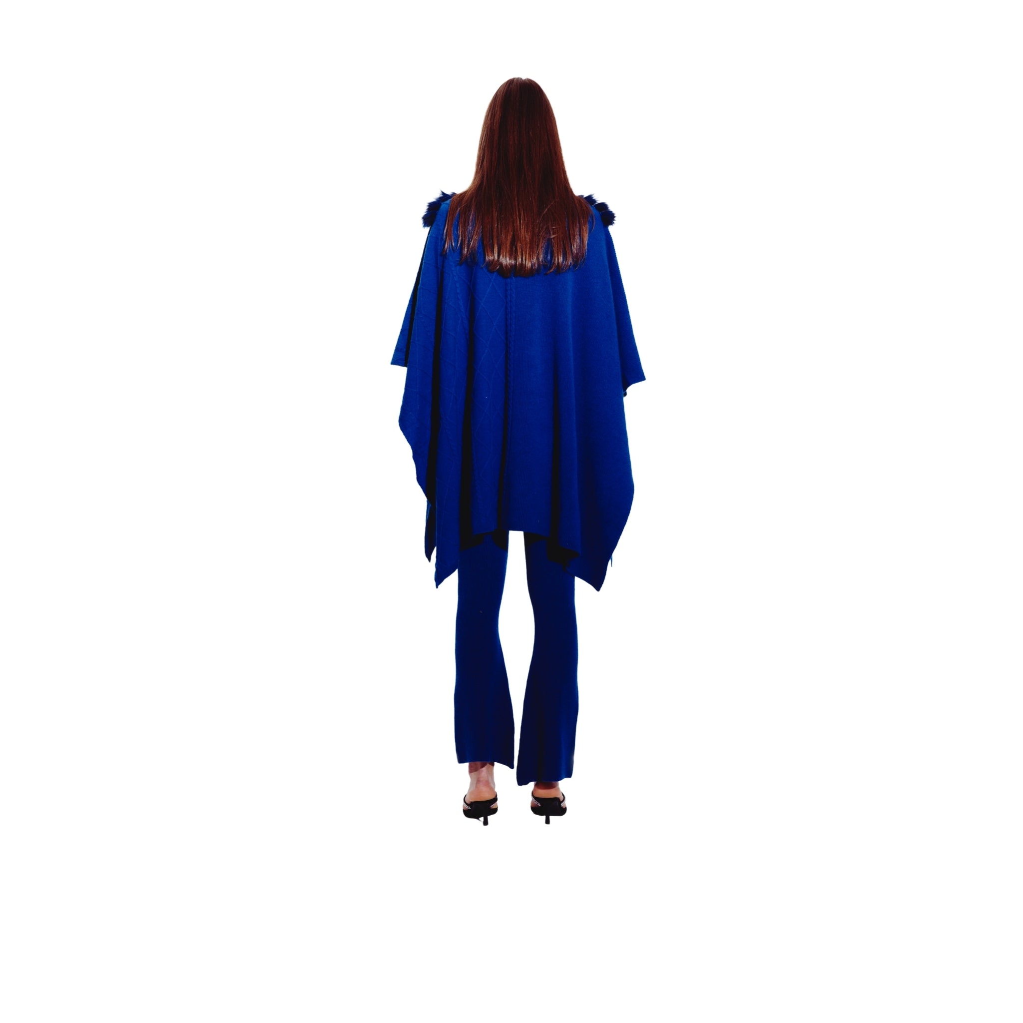 Flared Pants in Cobalt