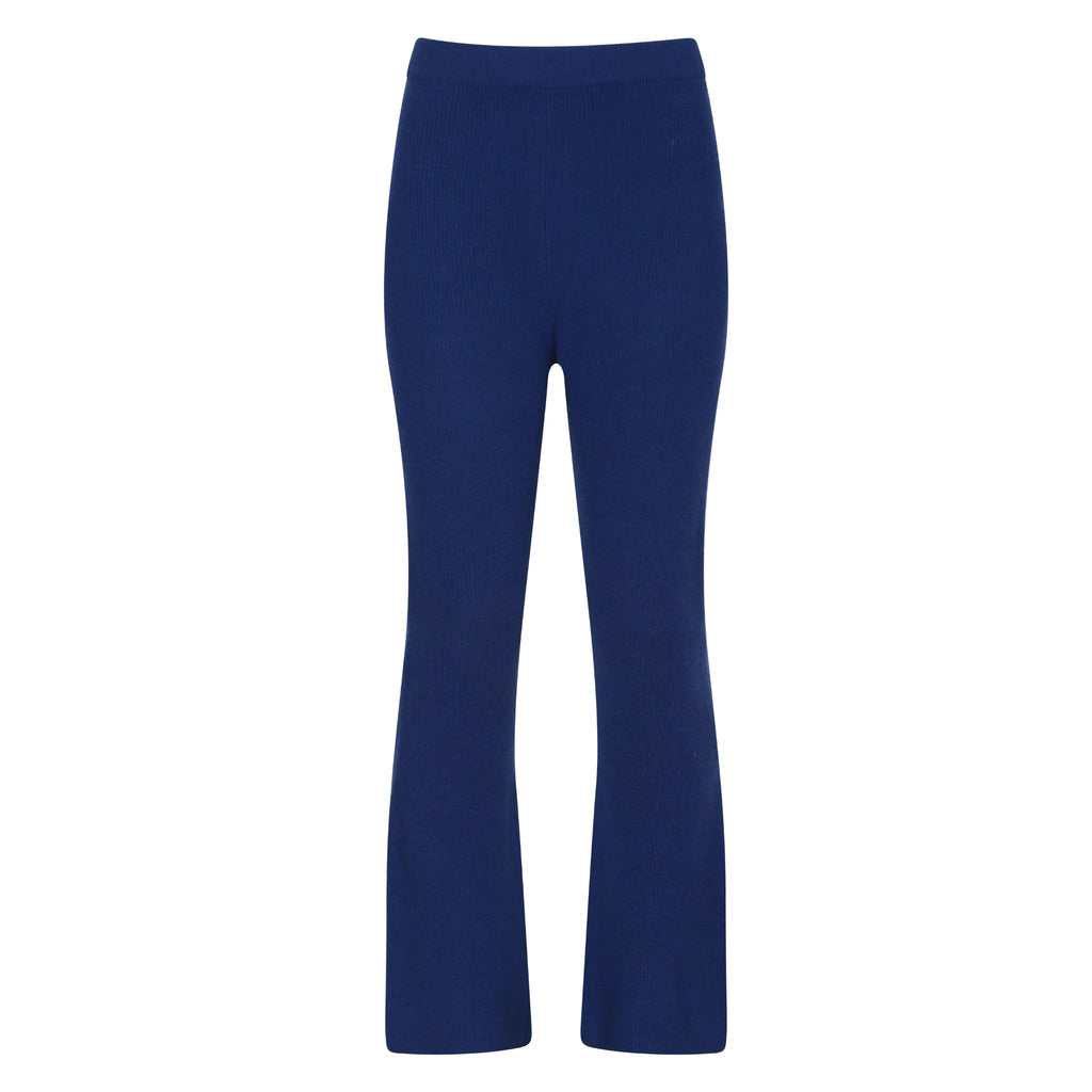 Flared Pants in Cobalt