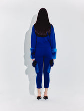 Load image into Gallery viewer, Side Flap Fur Pocket Pants in Cobalt
