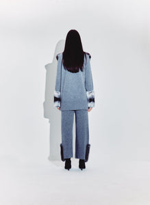Chinchilla Gilet in Pewter
