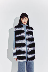Chinchilla Gilet in Pewter