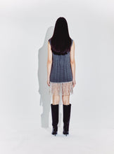 Load image into Gallery viewer, Diamond Fringed Dress in Steel
