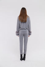 Load image into Gallery viewer, Fox Cuff Hoodie in Mist
