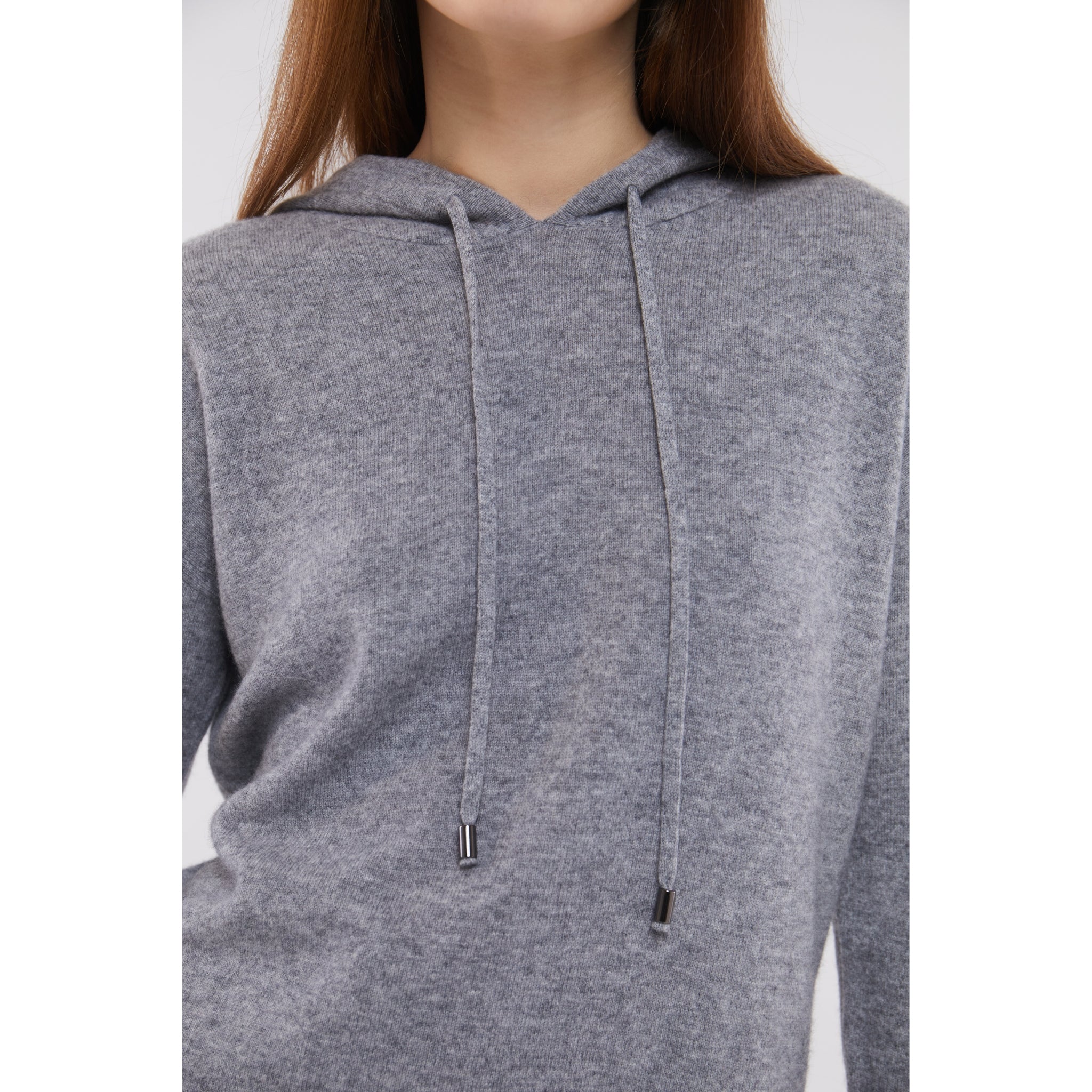 Fox Cuff Hoodie in Mist