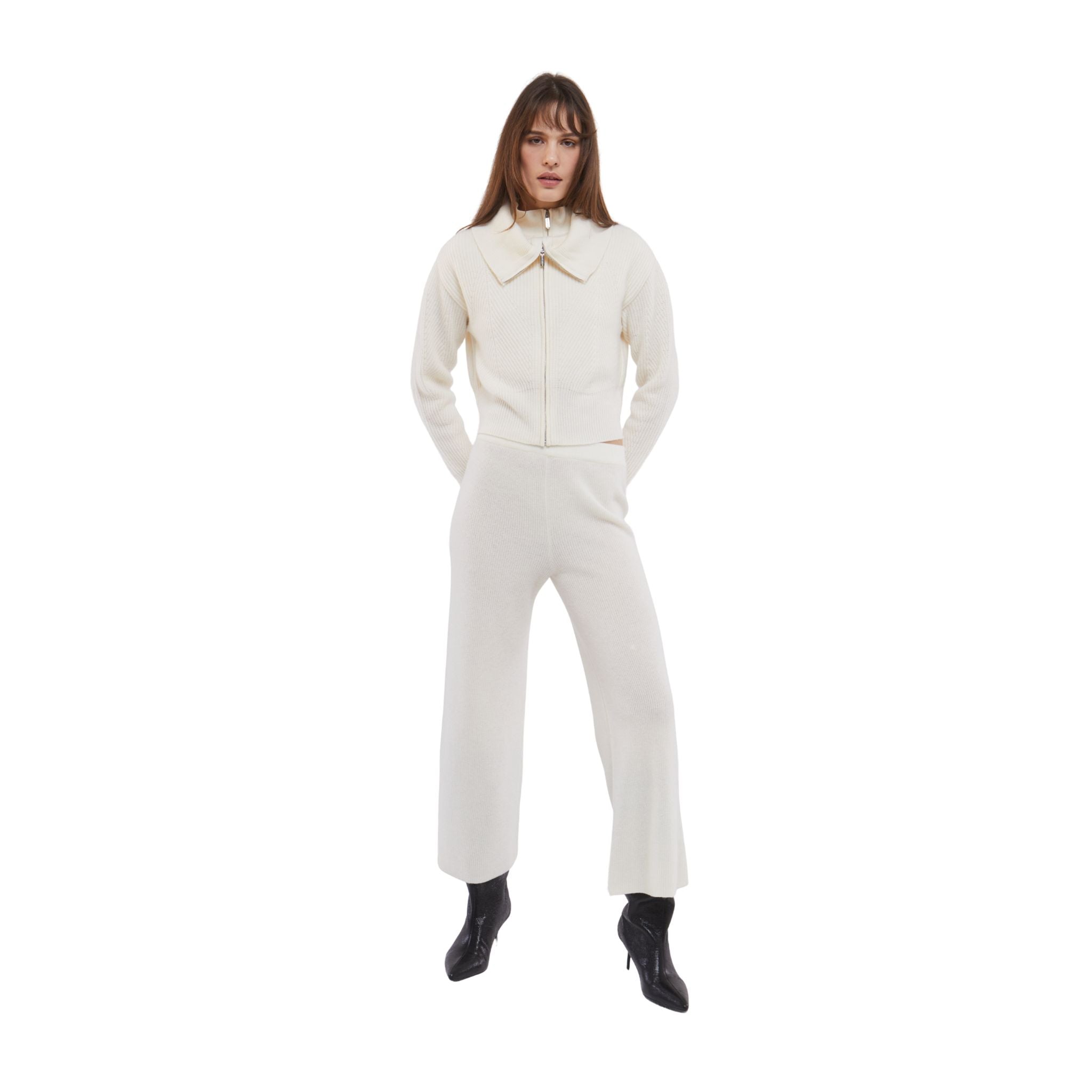 Cropped Culottes in Cloud