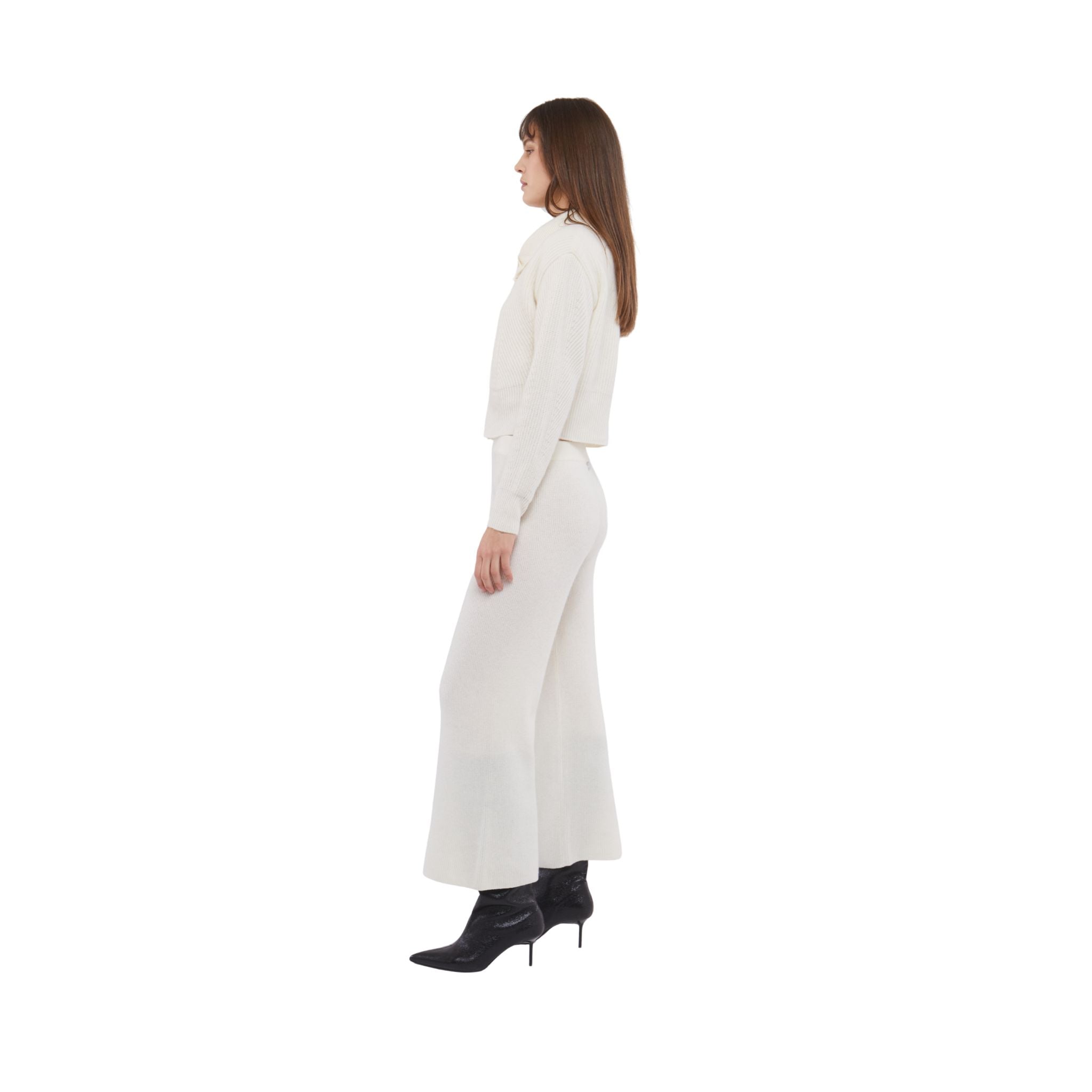 Cropped Culottes in Cloud