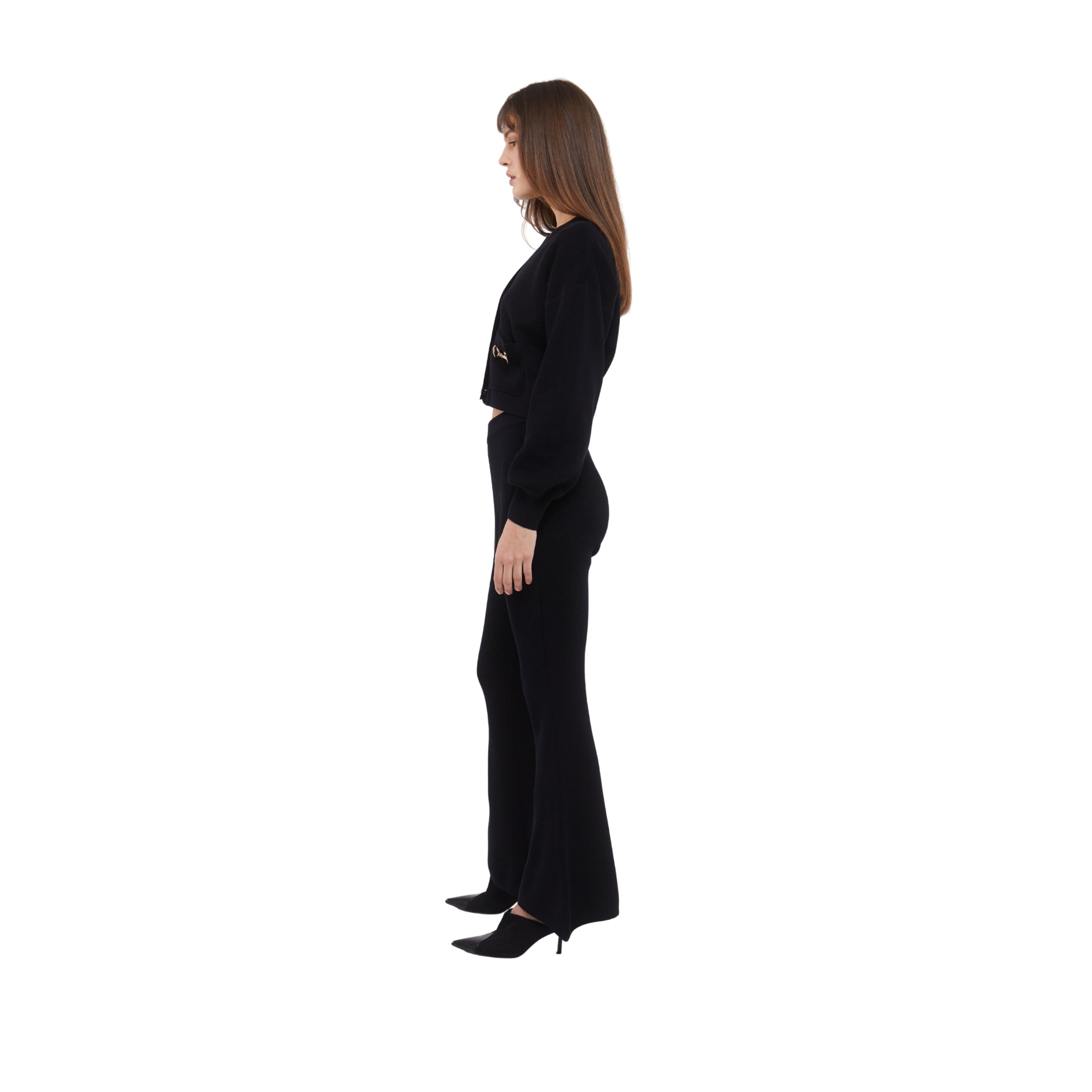 Flared Pants in Black