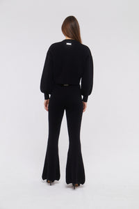 Flared Pants in Black