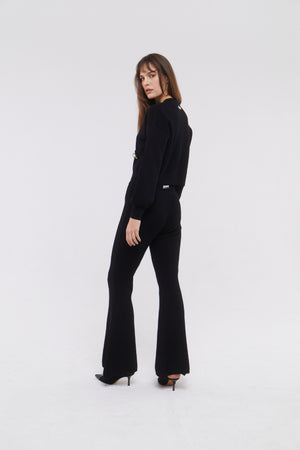 Flared Pants in Black