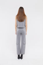 Load image into Gallery viewer, Embellished Wide Leg Pants in Stone
