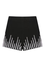 Load image into Gallery viewer, Embellished Hot Pants in Monochrome
