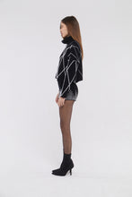 Load image into Gallery viewer, Embellished High Neck Sweater in Monochrome
