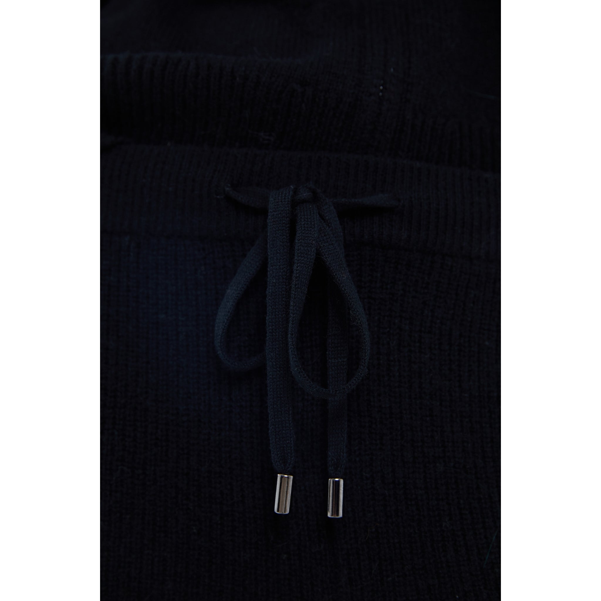 The Straight Drawstring Pants in Black