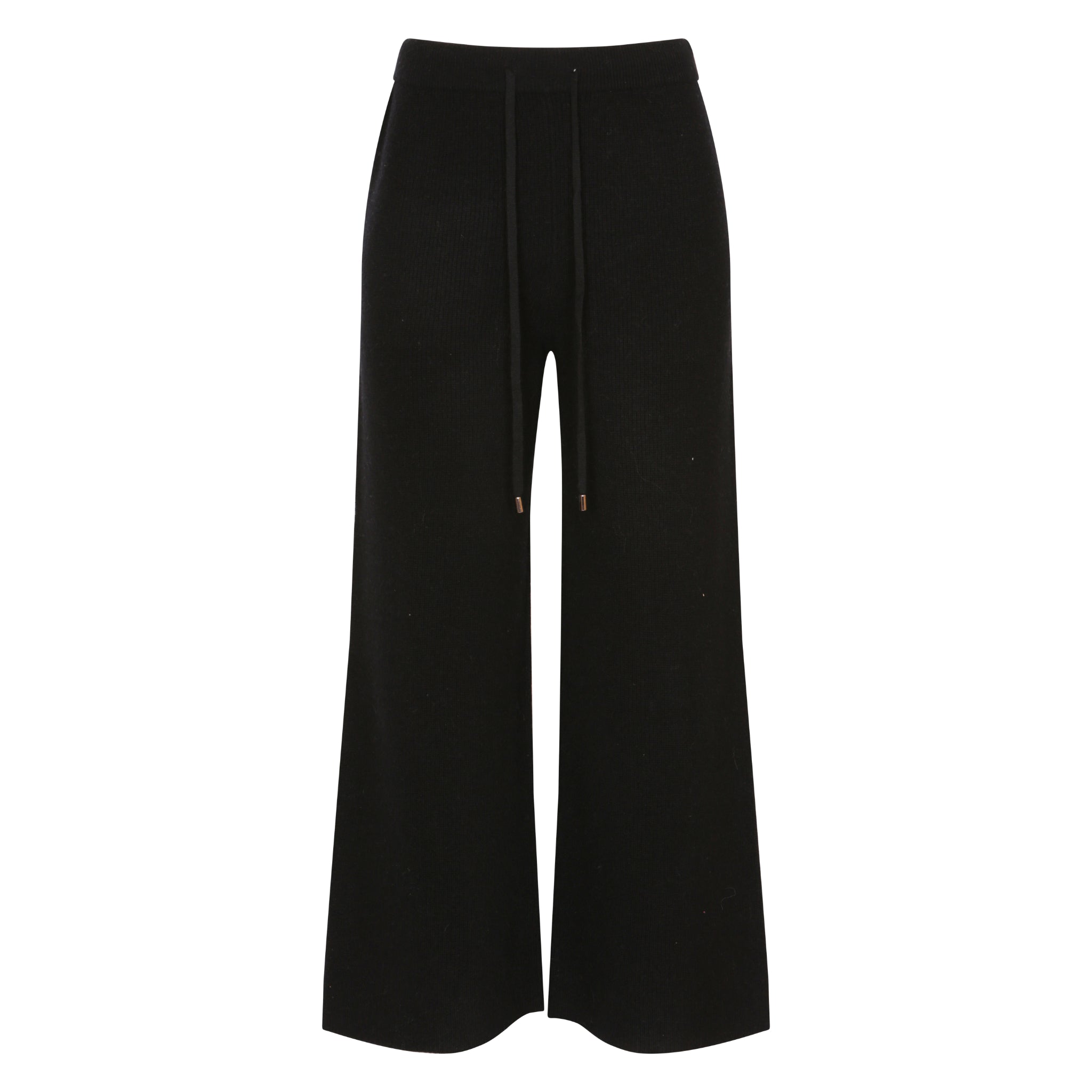 The Straight Drawstring Pants in Black