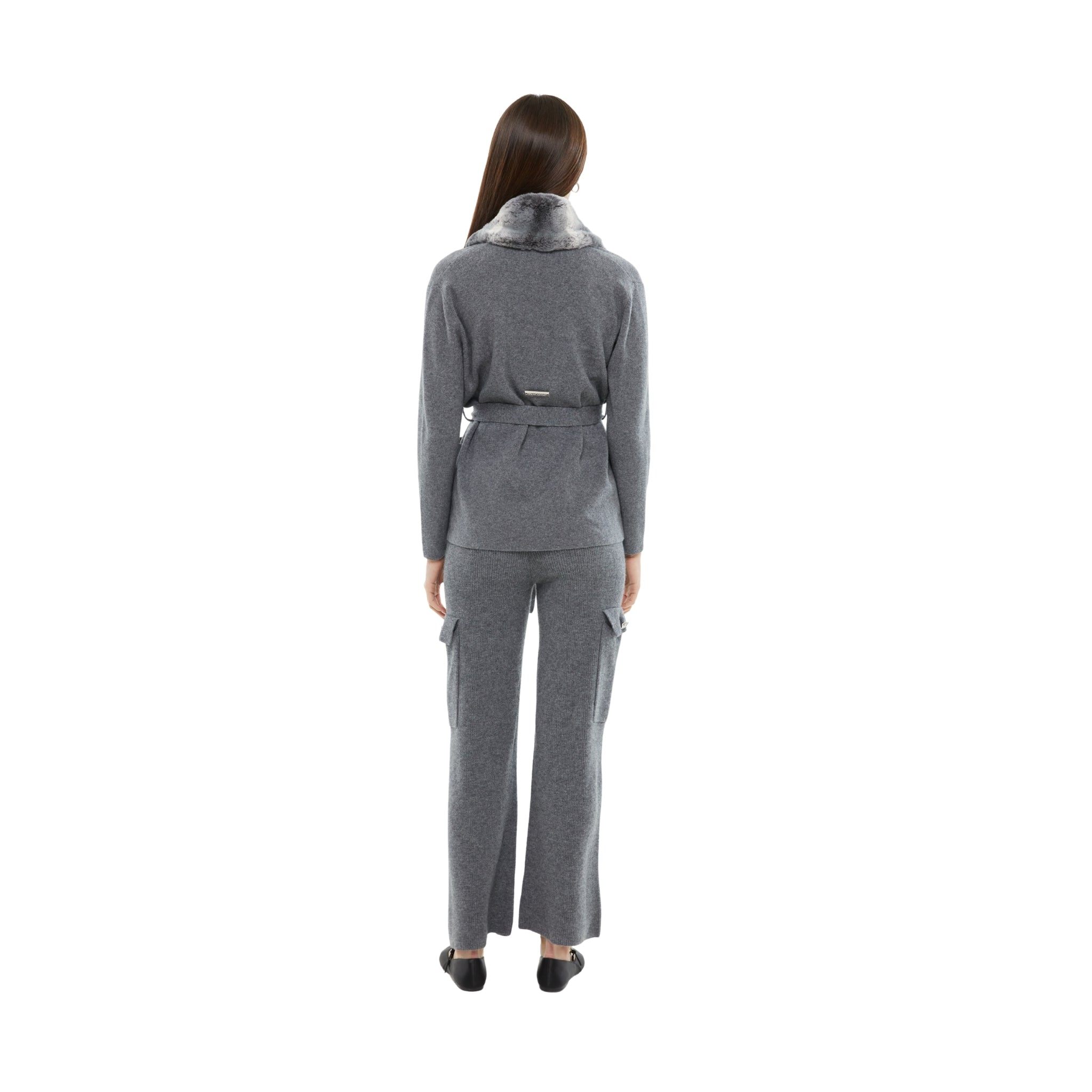 The Tie Detail Jacket in Storm
