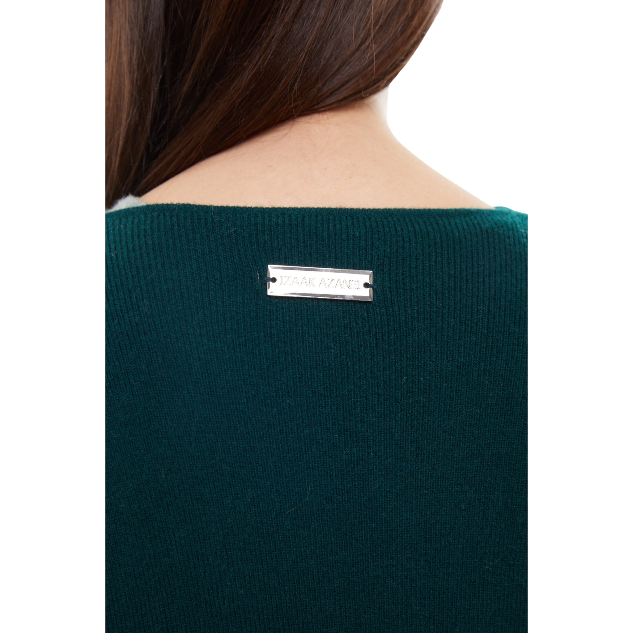 The Cable Knit Jacket with Shearling Trim in Emerald