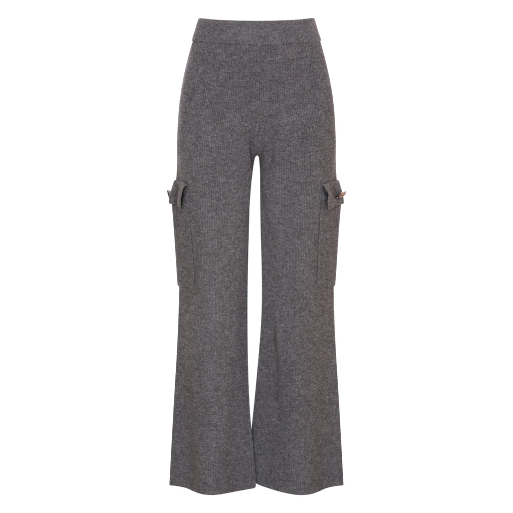 The Cargo Pants With Button Detail in Storm