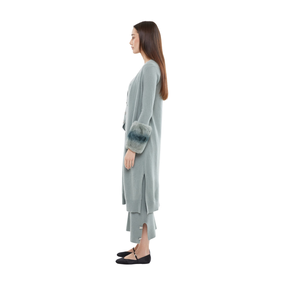 The Long Cuff Cardigan in Meadow