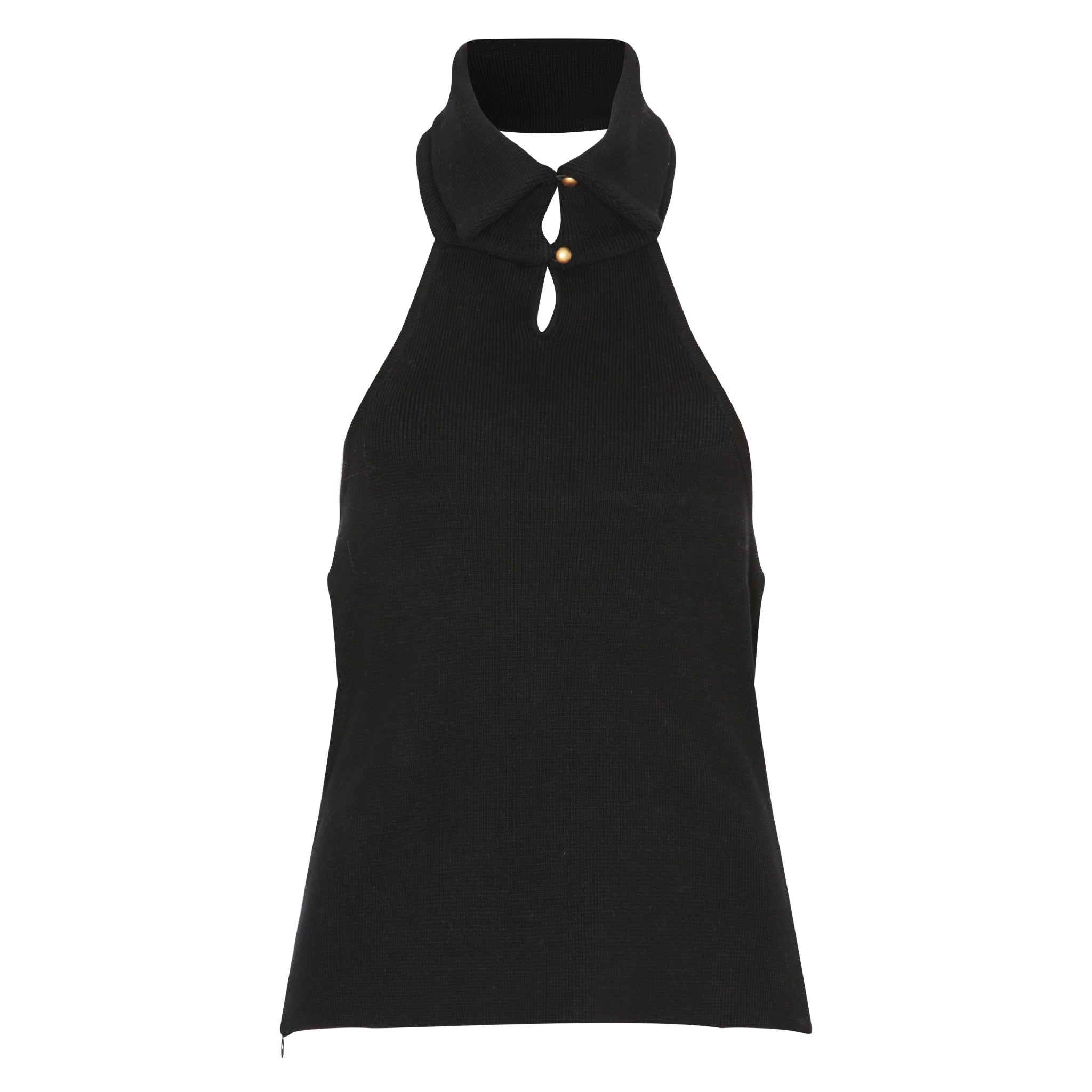 The Collar Detail Bandeau in Black