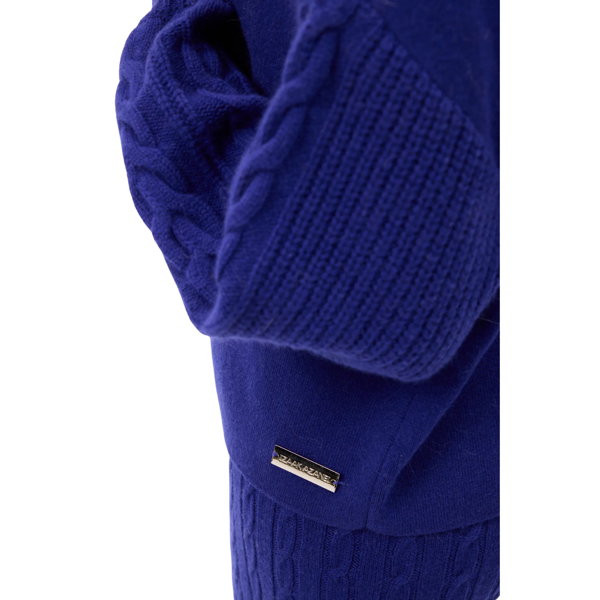 The Collar Jacket with Cable Sleeves