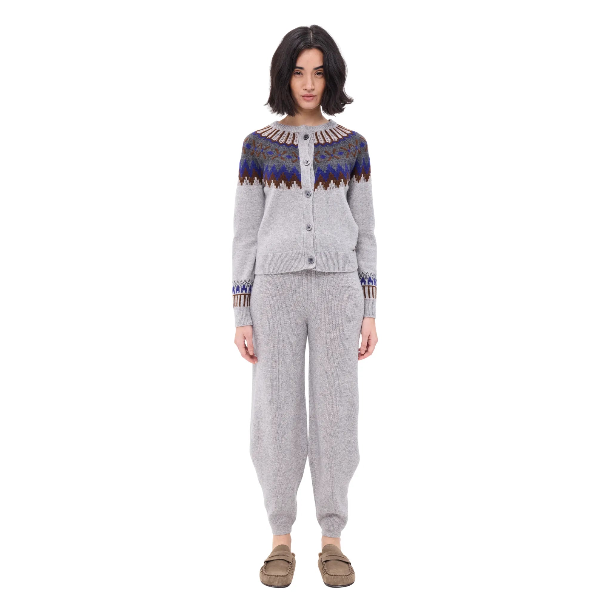 The Fair Isle Pattern Cardigan
