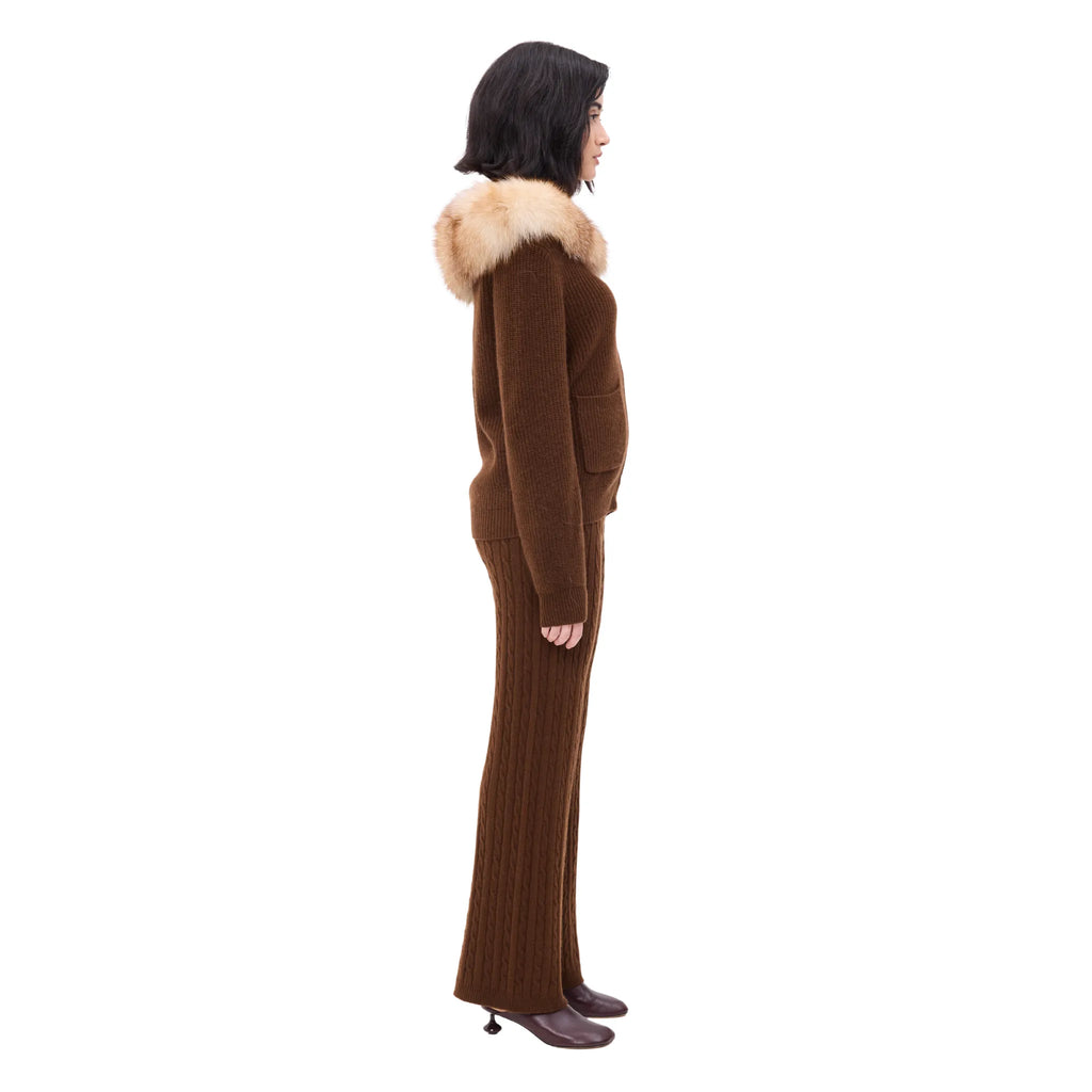The Zip Up Cardigan with Collar Detail