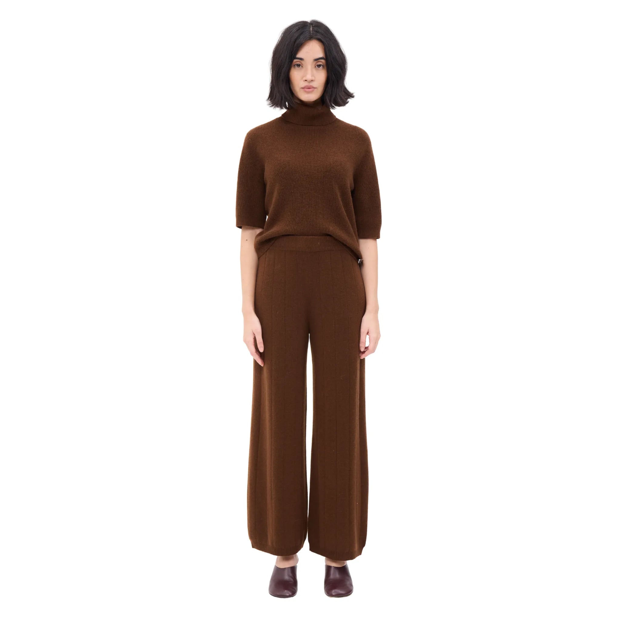 The Short Sleeve Polo Neck Sweater