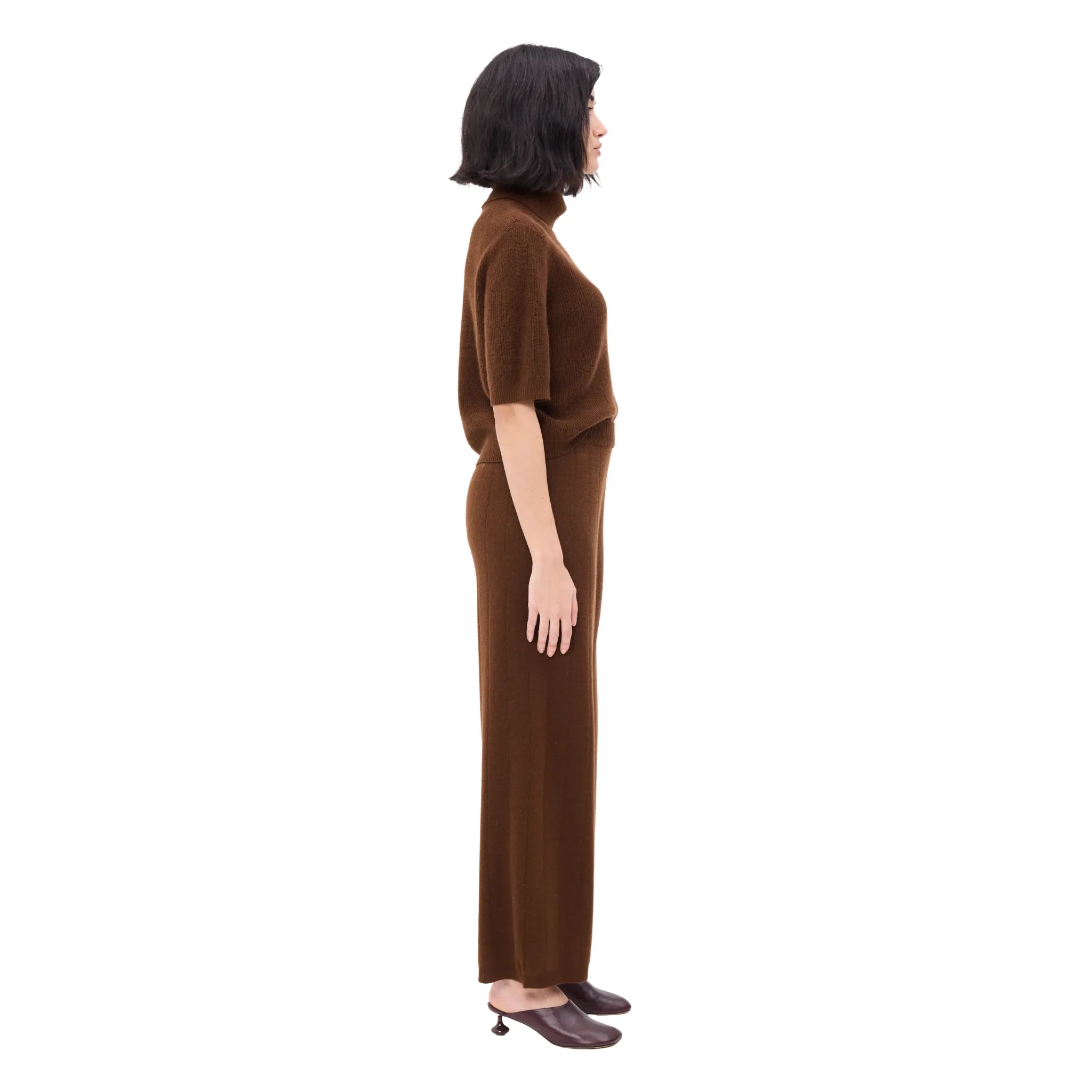 The Short Sleeve Polo Neck Sweater