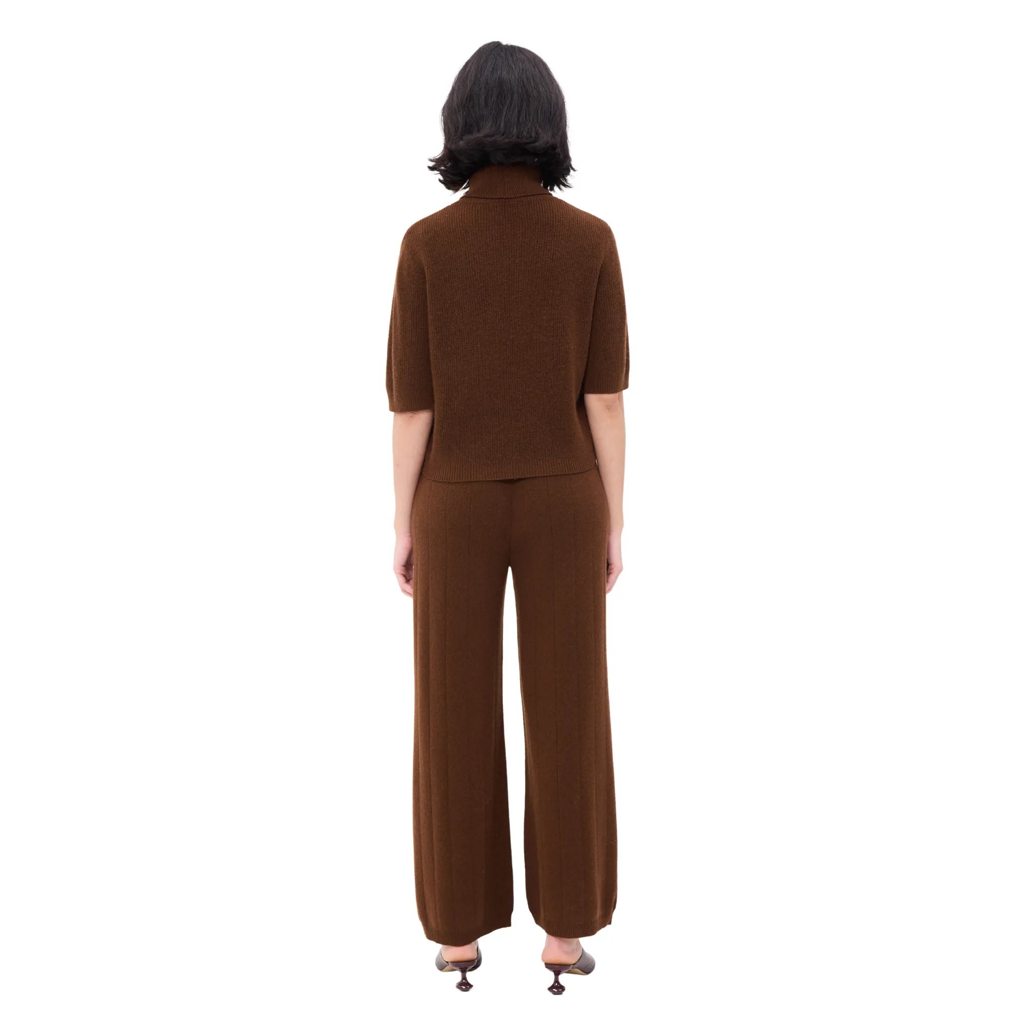 The Short Sleeve Polo Neck Sweater