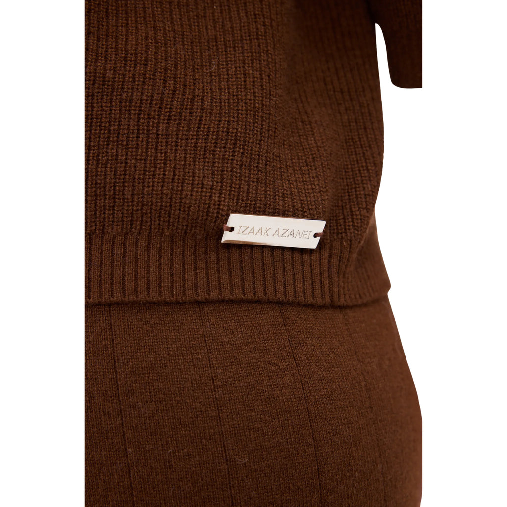 The Short Sleeve Polo Neck Sweater